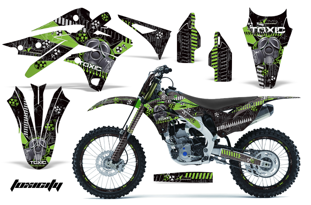 Kawasaki KX250F 2013 Graphics Kit Decal TOXICITY GK NPs